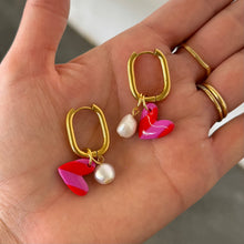 Charger l'image dans la galerie, Créoles ovales doré ou argenté - charms interchangeables (2 charms à choix = une paire)