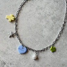 Charger l'image dans la galerie, Chaîne Monica argenté à personnaliser - charms personnalisables