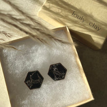 Charger l'image dans la galerie, Amya studs noir argenté