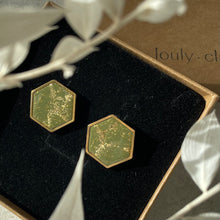 Charger l'image dans la galerie, Amya studs kaki doré