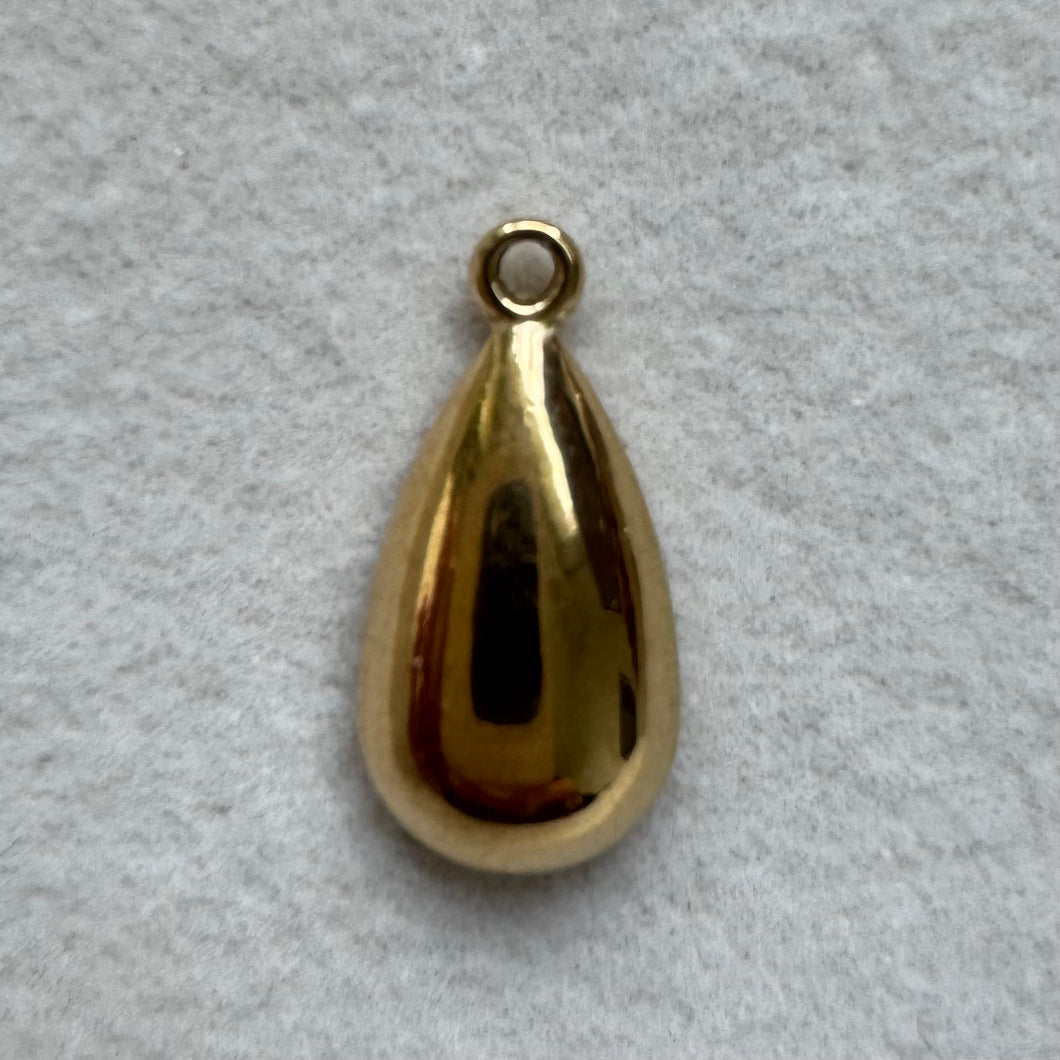 Charm - drop doré