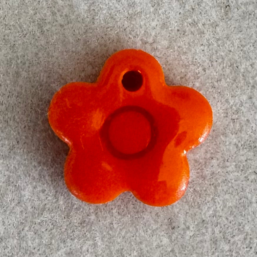 Charm - mini fleur orange