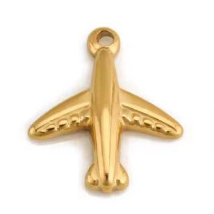 Charm - avion doré
