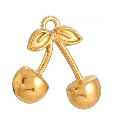 Charm - cerise 2 doré
