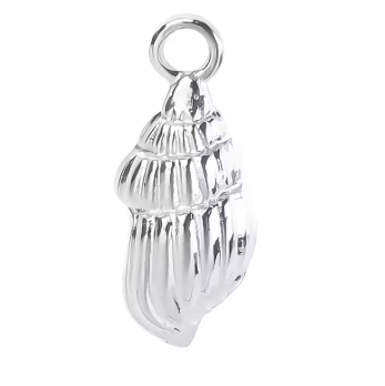 Charm - coquillage argenté